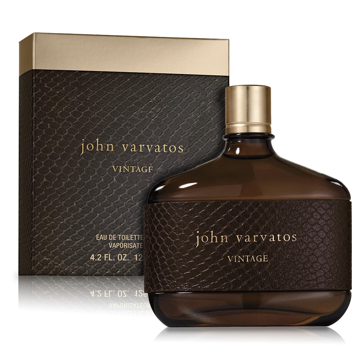 John Varvatos Vintage Eau de Toilette Spray, 4.2 fl oz - Aromatic Chypre with Quince, Patchouli & Tobacco Notes