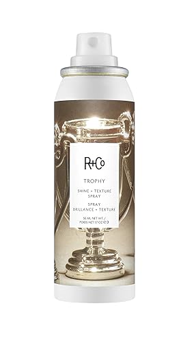 R+Co Trophy Shine Texture Spray 1.7 Oz | Flexible Hold, Dry Shine, Instant Volume, Vegan