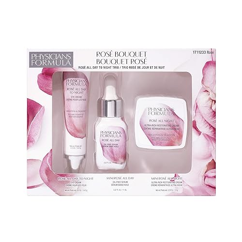 Physicians Formula Rosé All Day Makeup Set - Anti-Aging Skin Care For Dark Circles & Puffiness