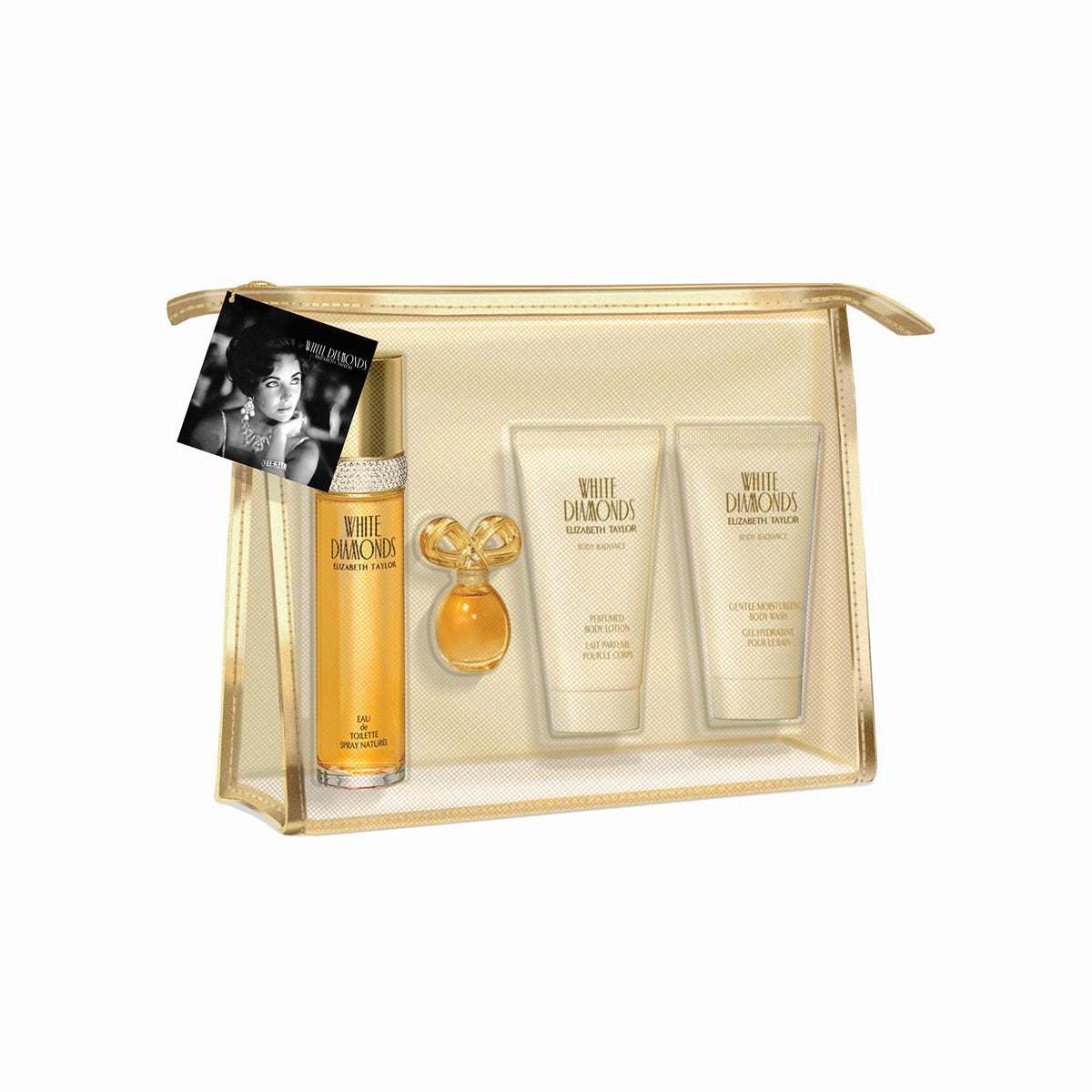 Elizabeth Taylor White Diamonds Women'S Fragrance Gift Set, 4 Piece, 1.7 Oz Eau De Toilette