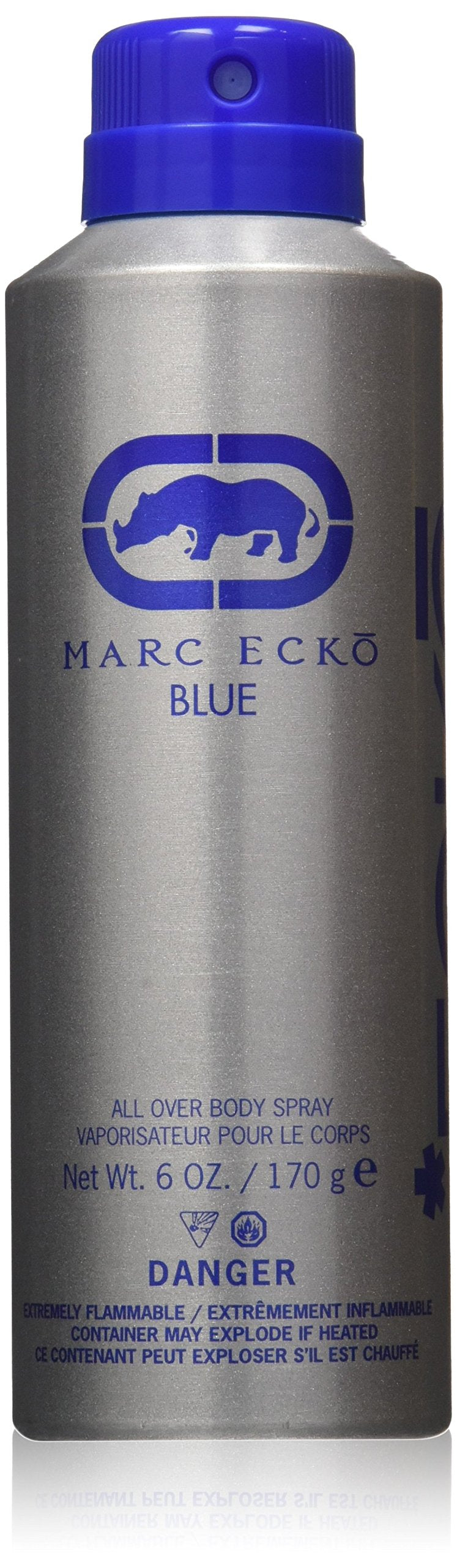 Marc Ecko Body Spray  Blue  6 Ounce