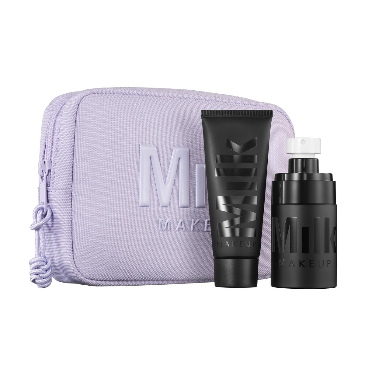 Milk Makeup Pore Eclipse Matte + Blur Set - Primer, Setting Spray & Bag - Vegan, Cruelty Free