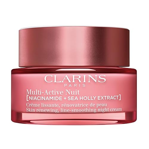 Clarins Multi-Active Night Moisturizer With Niacinamide - Smooth Lines, Tighten Pores, Boost Glow