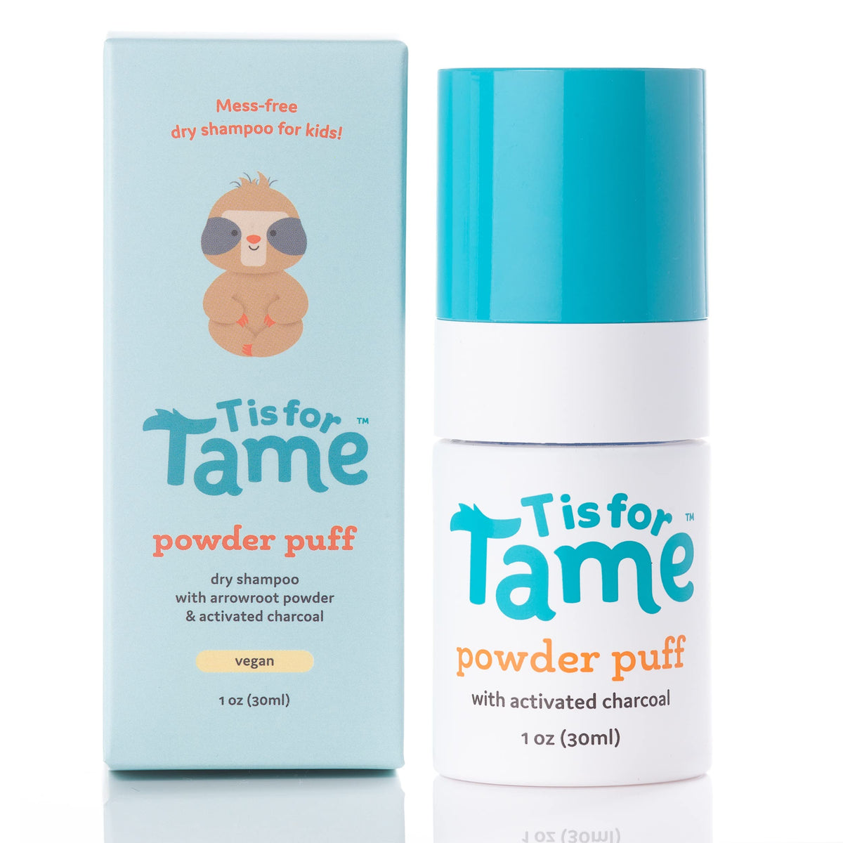 T Is For Tame Dry Shampoo For Babies & Kids, Waterless Scalp & Hair Cleanser, 1Oz Pack Of 2