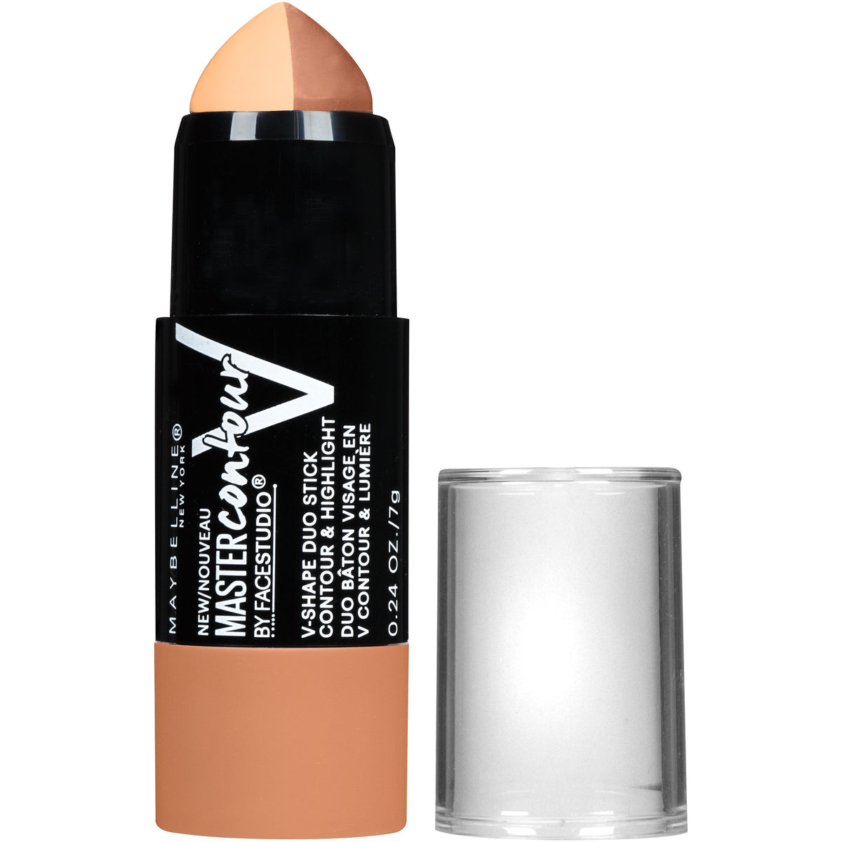 Maybelline Facestudio Master Contour Duo Stick, Medium Shade, 0.24 Oz - Perfect For Contouring