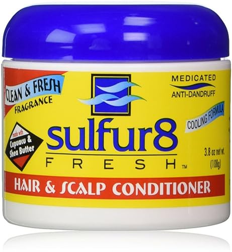 Sulfur8 Fresh Medicated Hair & Scalp Conditioner, 3.8 Oz - Pack Of 3, Nourishing Treatment