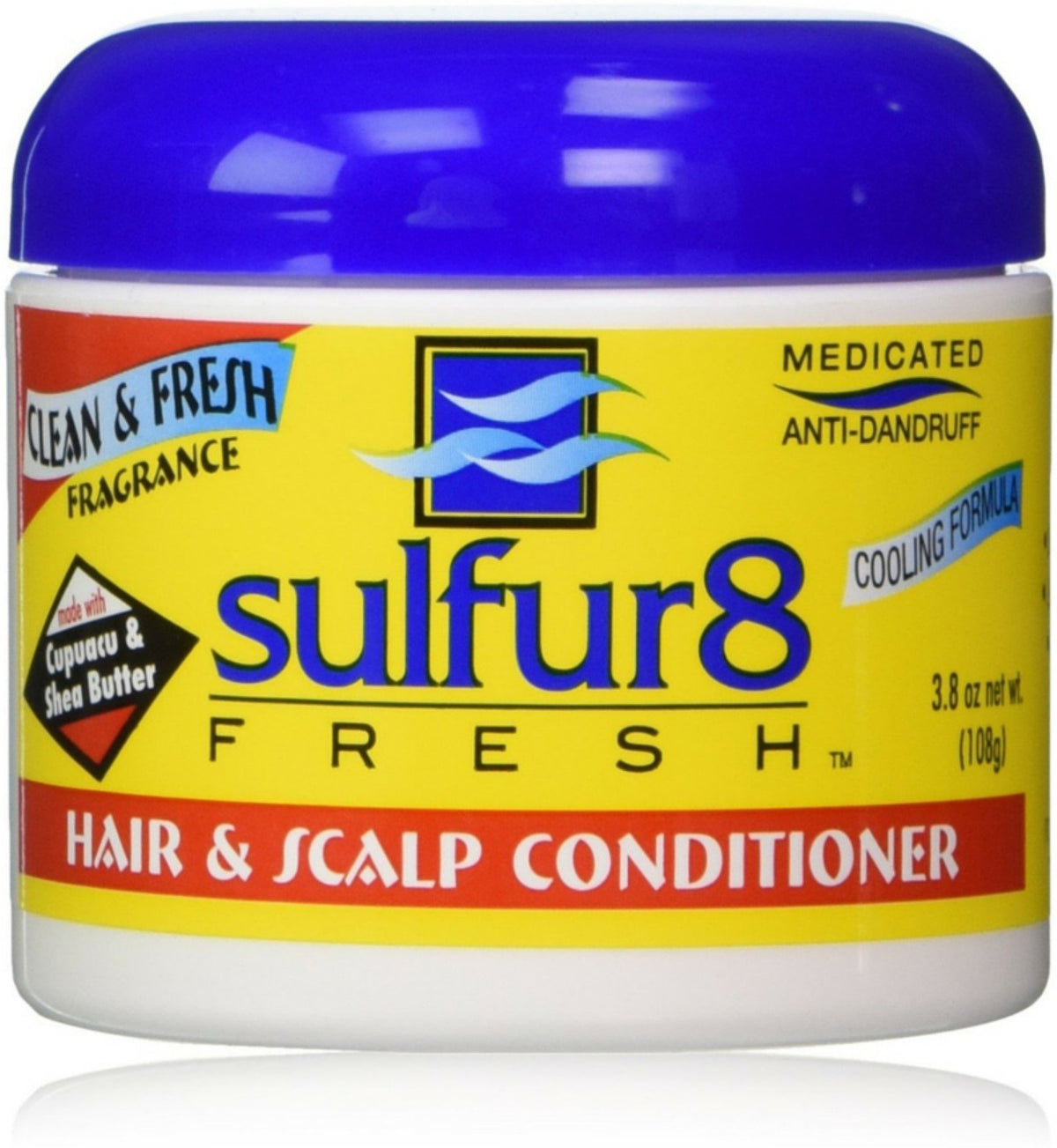 Sulfur8 Fresh Medicated Hair & Scalp Conditioner, 3.8 oz (Pack of 8)