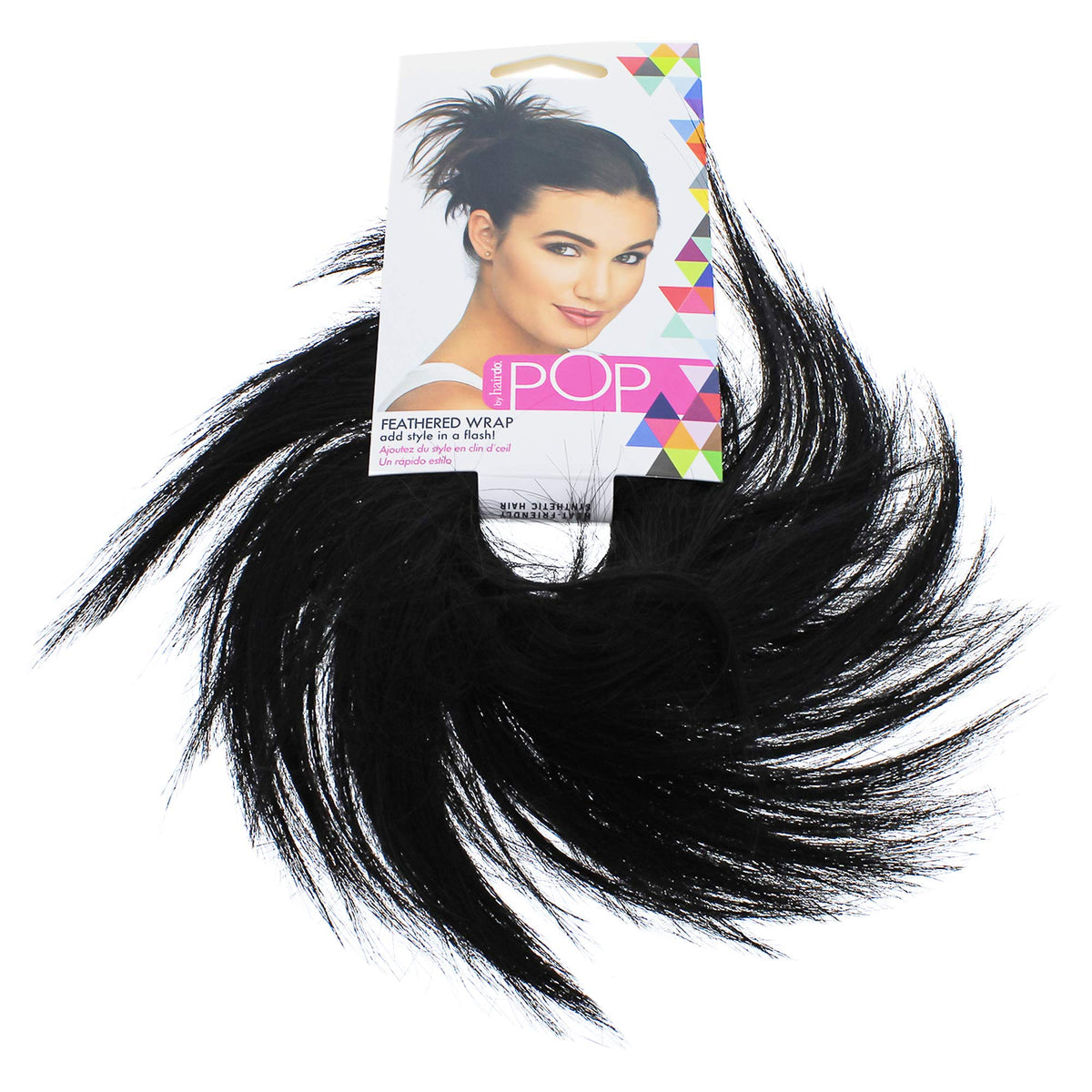 Hairdo Pop Feather Wrap  R2 Ebony