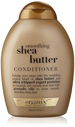 Ogx Smoothing Conditioner With Shea Butter, 13 Fl Oz - Hydrating Hair Care For Smoothness