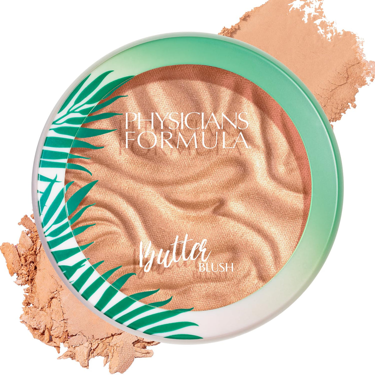 Physicians Formula Murumuru Butter Blush - Beachy Peach, Vegan, Dermatologist Approved, 0.24 Oz