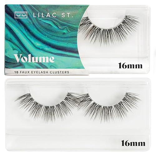 Lilac St. Volume Dramatic Faux Eyelash Clusters 16Mm - Lightweight, Vegan, Cruelty-Free - 10