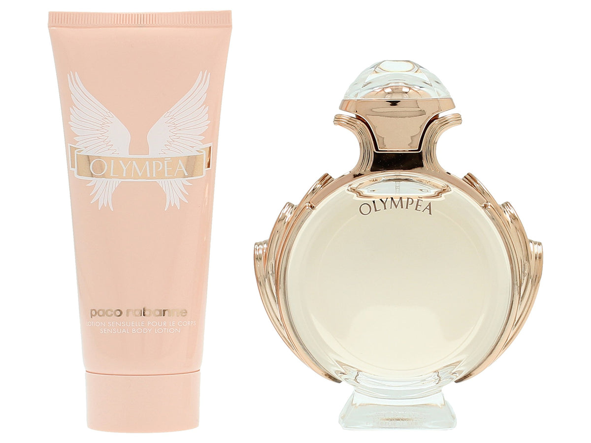 Paco Rabanne Olympea Gift Set: Edp 2.7Oz & Body Lotion 3.4Oz - Luxury