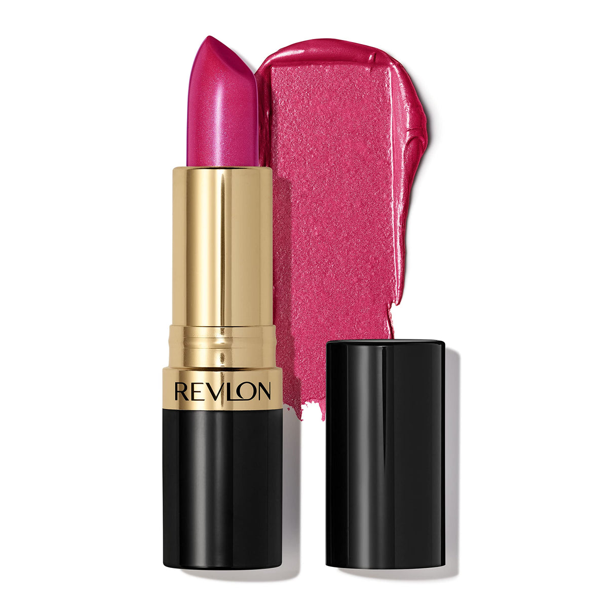 Revlon Super Lustrous Lipstick - Fuchsia Fusion, 0.15 Ounce, Vibrant Color, Long-Lasting