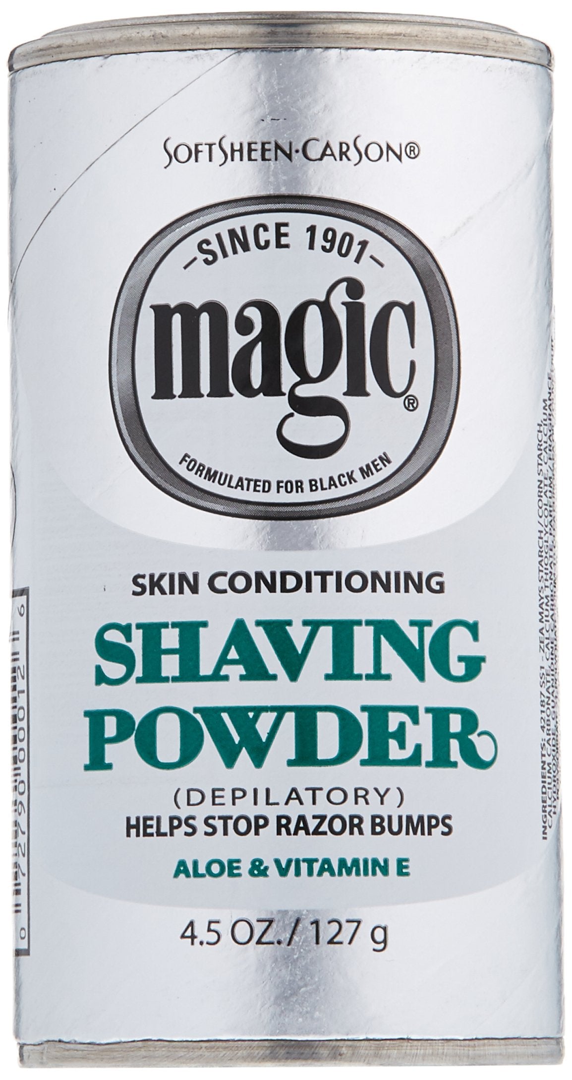 Magic Platinum Shaving Powder 4.5Oz (2 Pack) - Skin Conditioning, Multi-Color