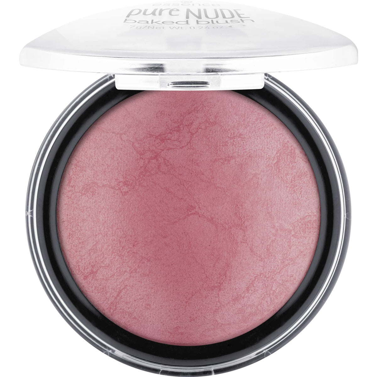 Essence Pure Nude Baked Blush - Goldy Cassis | Vegan, Highly Pigmented, 0.25 Oz, 8