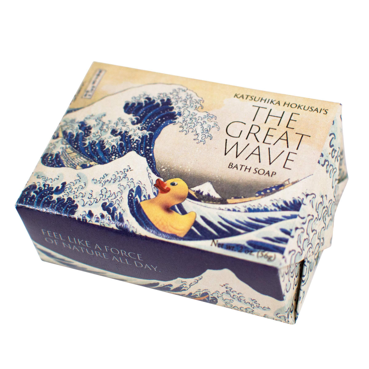 The Unemployed Philosophers Guild Hokusai Great Wave Bath Soap, 2Oz Travel Size, Made In Usa