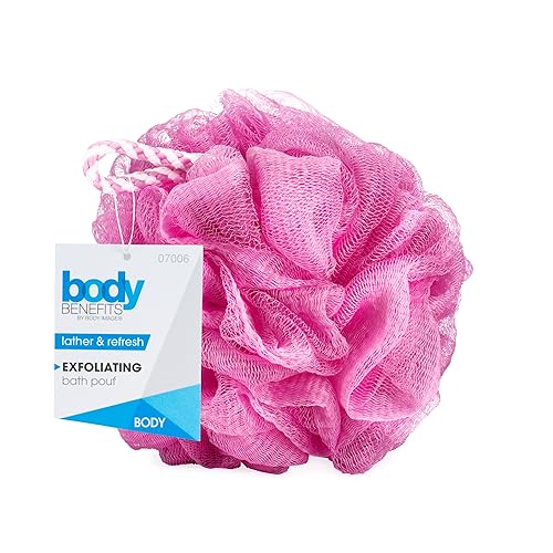 Body Benefits Exfoliating Bath Sponge With Strap - Lather, Refresh, Buff & Revitalize