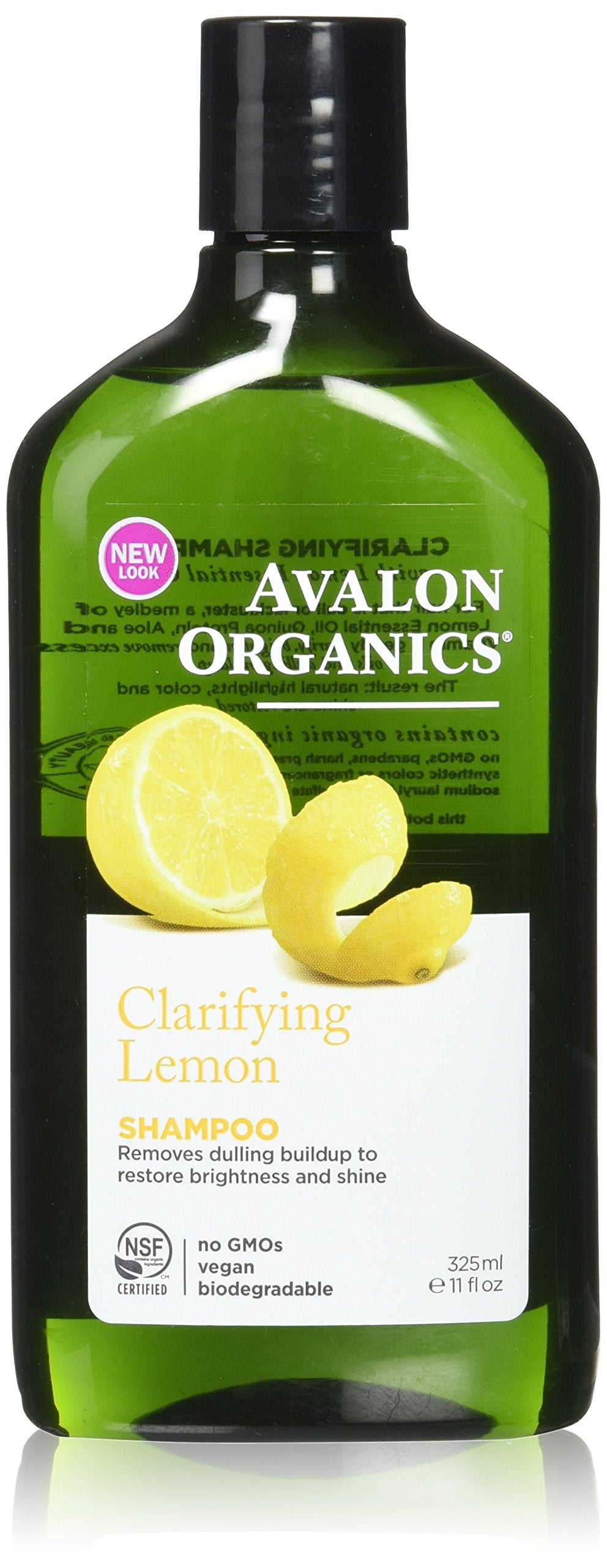 Avalon Organics Lemon Clarifying Shampoo, 11 Fl Oz - Cleansing & Refreshing Formula