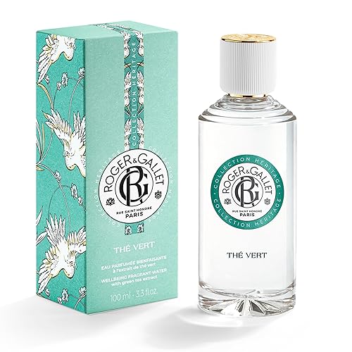 ROGER & GALLET Fragrant Water Body Spray for Women, THÉ VERT Green Tea, 3.3 oz