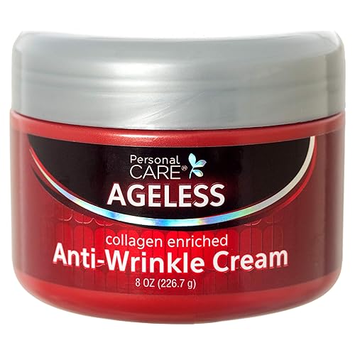 Personal Care Anti-Wrinkle Skin Cream With Collagen, 8 Ounce - Youthful Glowing Skin