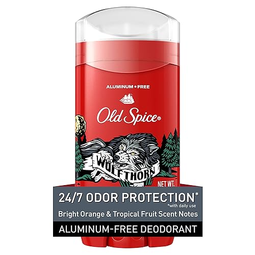 Old Spice Wolfthorn Aluminum Free Deodorant For Men, 48 Hr Protection, 3 Oz