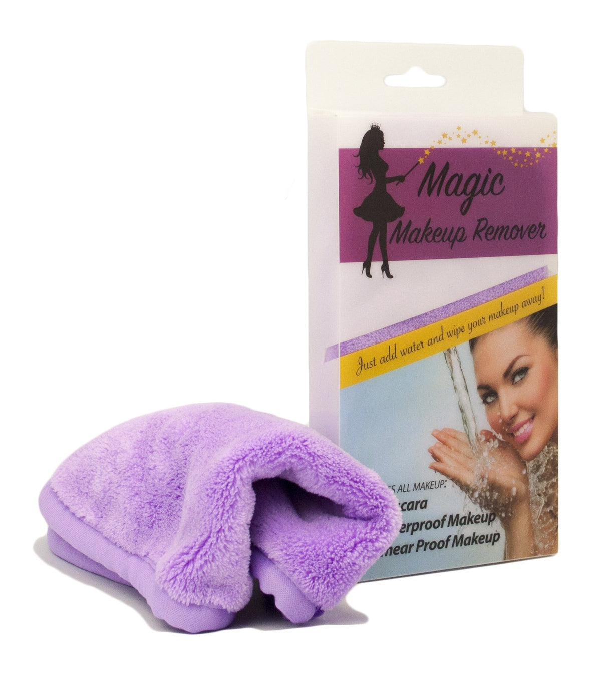 Magic Makeup Remover Pink Microfiber Face Cloth - Washable, Reusable, Travel-Friendly