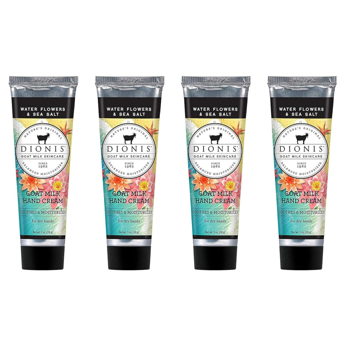 Dionis Goat Milk Hand Cream Set - Travel Size, Hydrating & Moisturizing, Paraben Free, 4 Oz