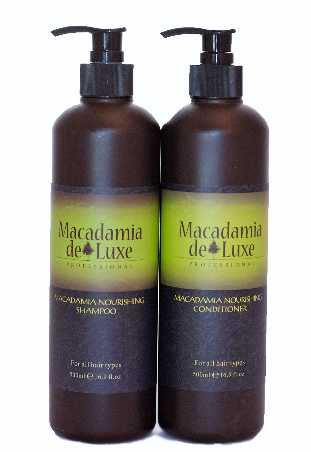 Macadamia Deluxe Professional Oil Shampoo And Conditioner, Sulfate Free, 2 X 16 Oz. Pack