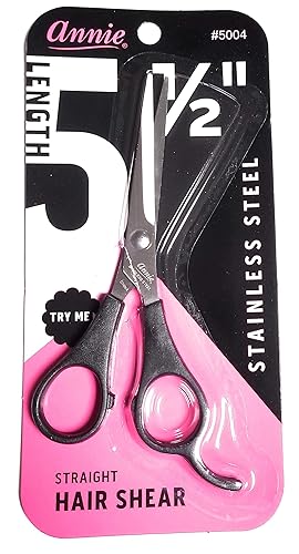 Annie Stainless Steel Hair Shear/Scissor 5.5&quot; #5004 - Professional Cutting Tool