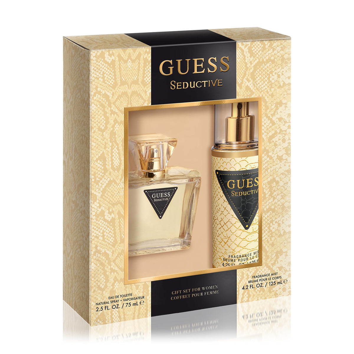 Guess Seductive Women Eau De Toilette Gift Set - 2.5 Fl Oz Perfume & 4.2 Fl Oz Mist