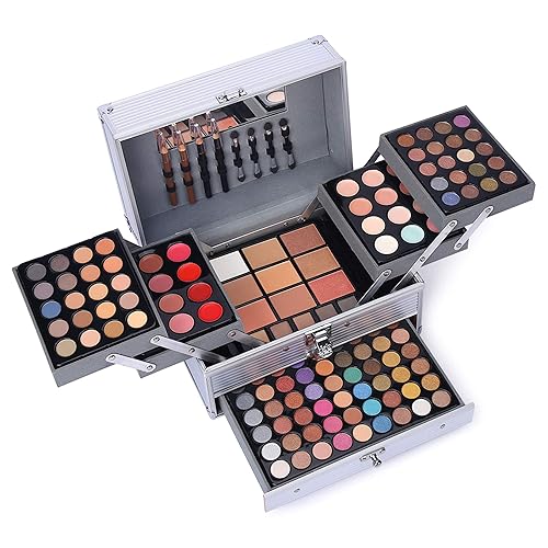 Charmcode 132 Color All In One Makeup Gift Set - 94 Eyeshadows, 12 Lip Glosses, 141 Piece