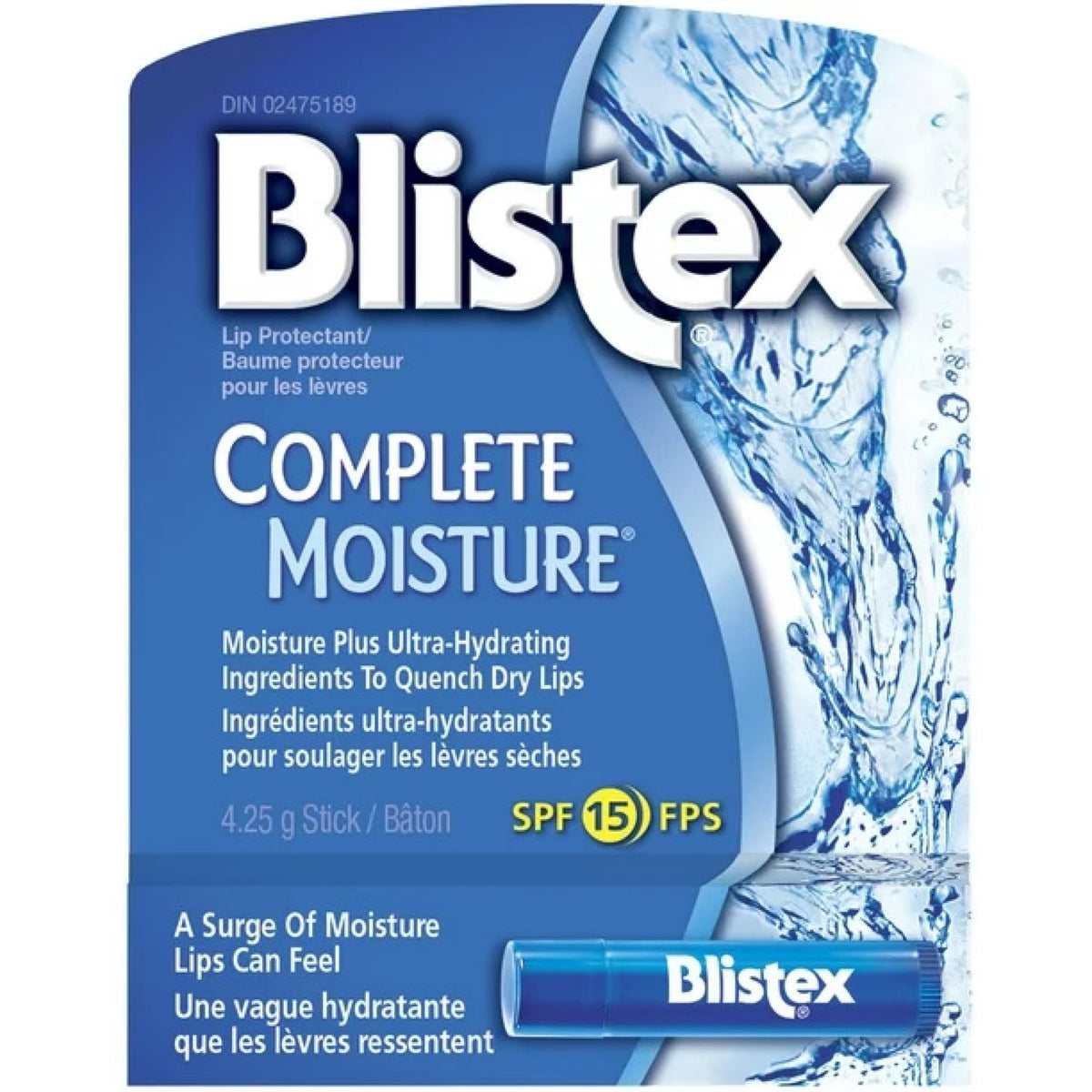 Blistex Lip Balm Complete Moisture, 0.15Oz - 8-Pack, Hydrating And Soothing Lip Care