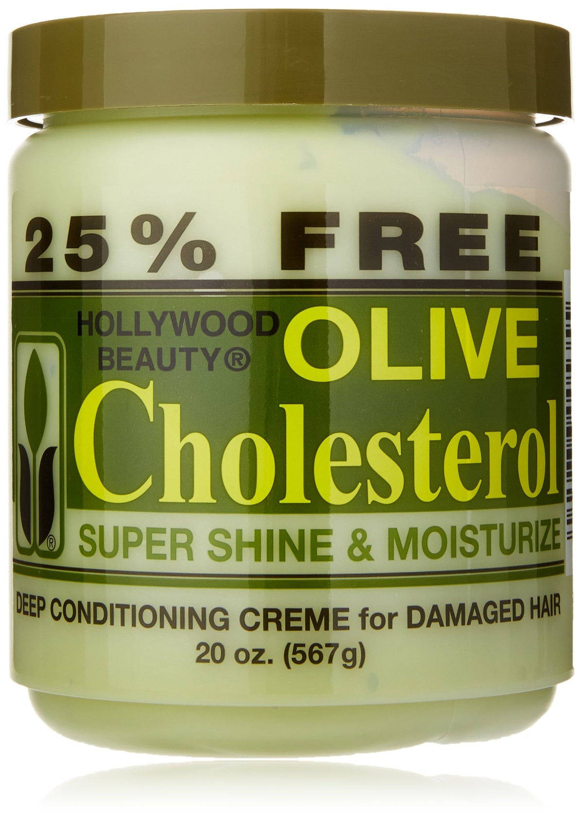 Hollywood Beauty Olive Cholesterol Treatment, 20 Oz - Deep Conditioning Hair Care