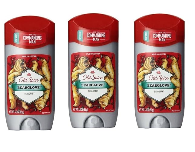 Old Spice Wild Collection Men'S Deodorant, Bearglove, 3 Oz - Pack Of 3