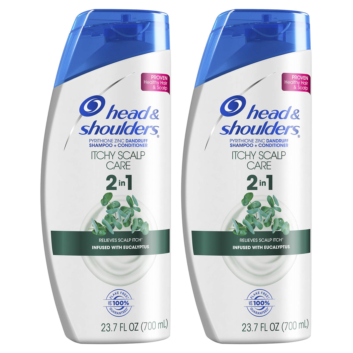 Head & Shoulders 2 In 1 Anti-Dandruff Shampoo & Conditioner, Itchy Scalp, Eucalyptus, 23.