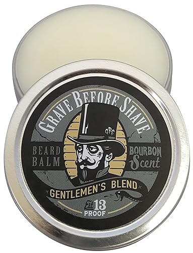 Grave Before Shave Beard Balm - Gentlemen'S Blend Bourbon Scent, 4 Oz.