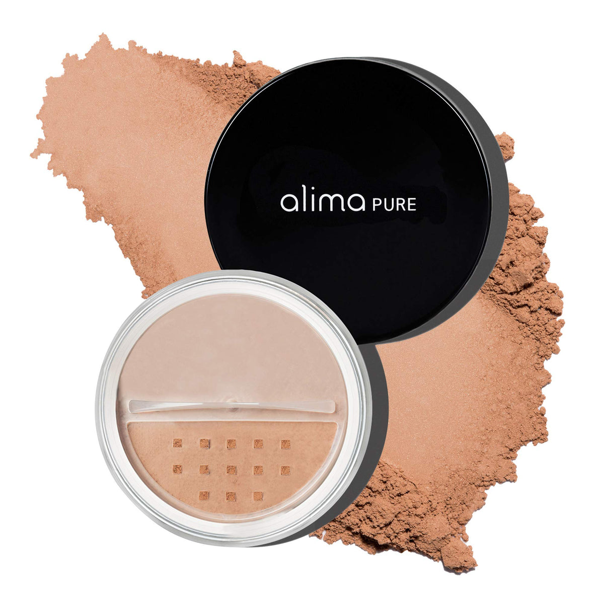 Alima Pure Matte Foundation - Loose Mineral Powder, Oil-Free, Full Coverage, Cool 6, 0.16 Oz