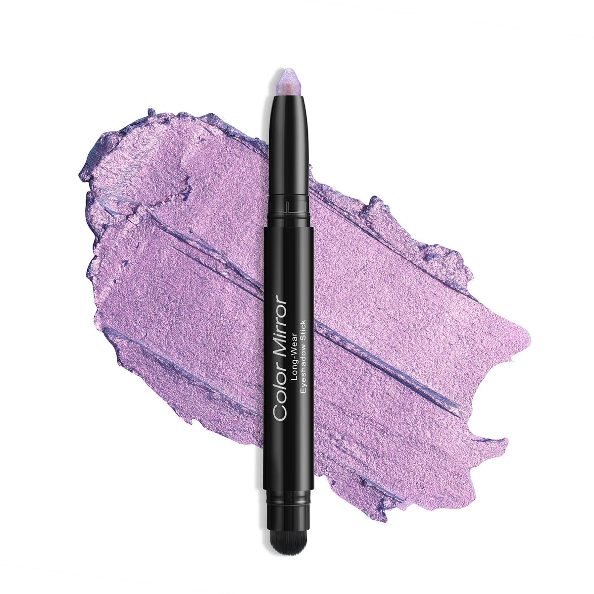 Color Mirror Violet Metallic Longwear Cream Eye Shadow Stick, Waterproof, Smudge-Proof, 0.47Oz