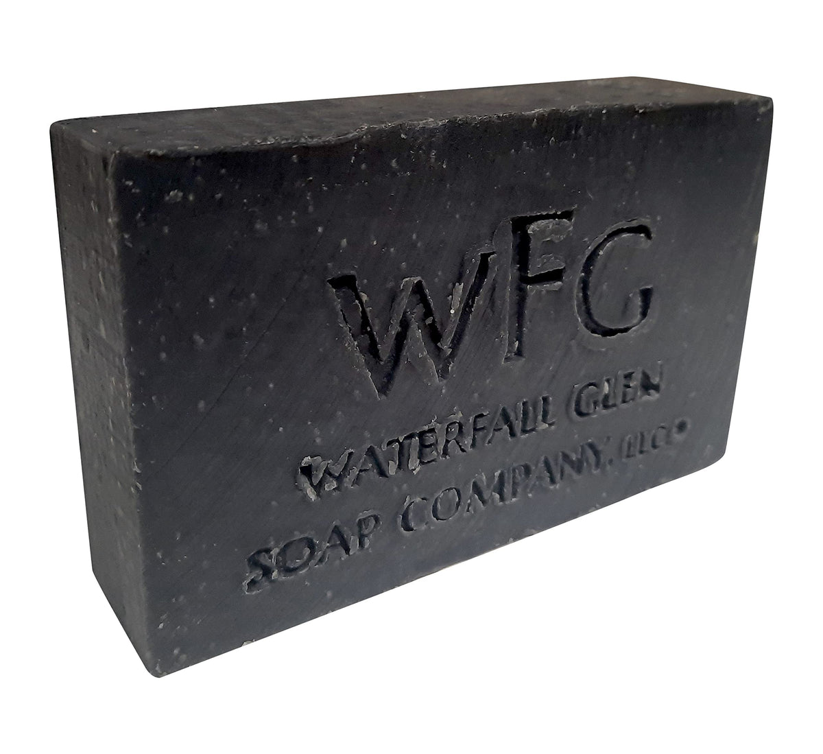 Wfg Waterfall Glen Pitch Dark Activated Charcoal Soap - Vegan Body Soap With Cocoa Butter, 6.2 Oz