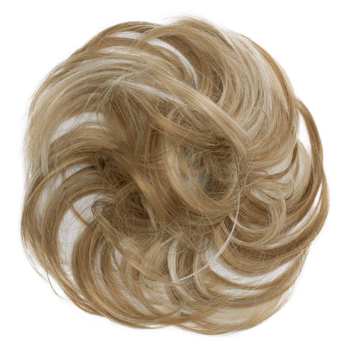 Caisha Wavy Synthetic Hairpiece Scrunchie - Strawberry Blonde Light Blonde Mix G36B