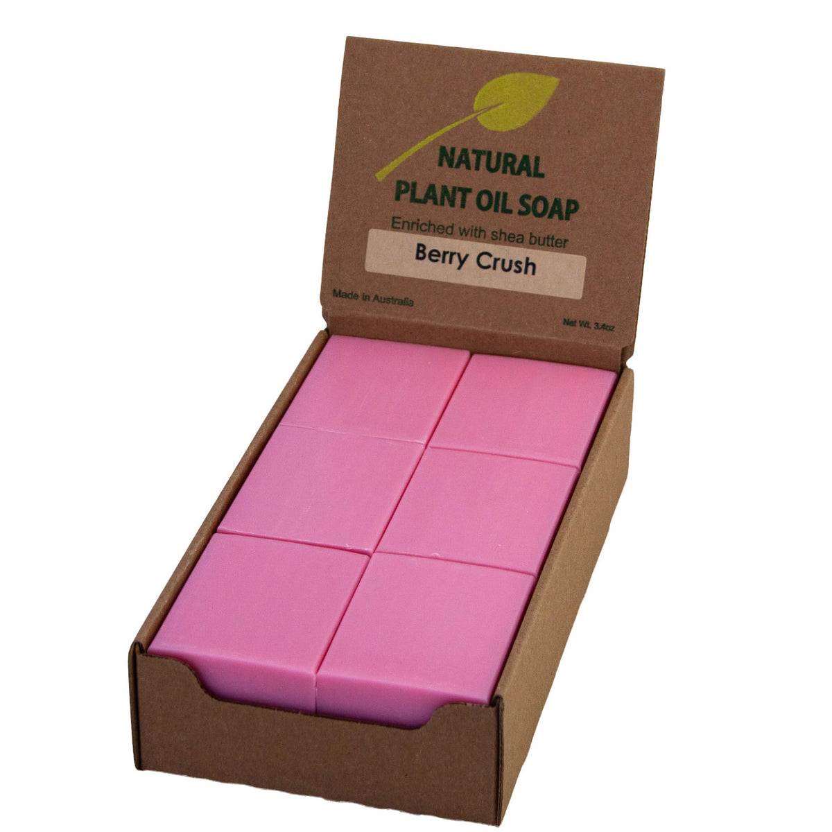 Berry Crush Scented Soap Bars By Simple Scents Australia - 12 Triple Milled 3.5Oz Shea Butter Bars