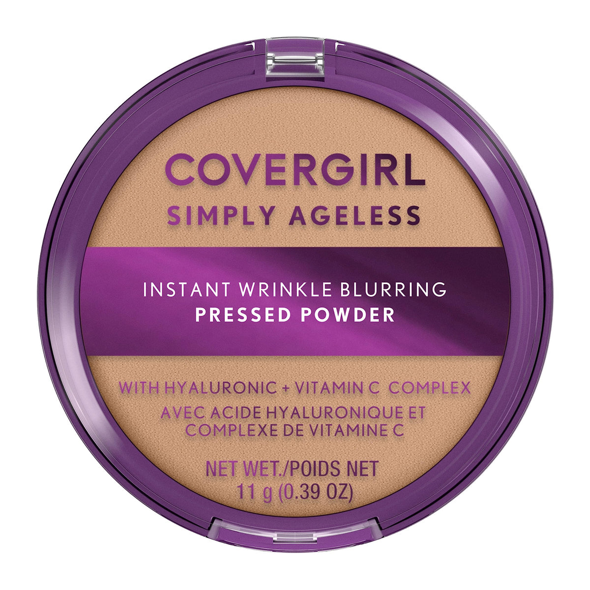 Covergirl Simply Ageless Wrinkle Blurring Pressed Powder, Buff Beige, 0.39 Oz.