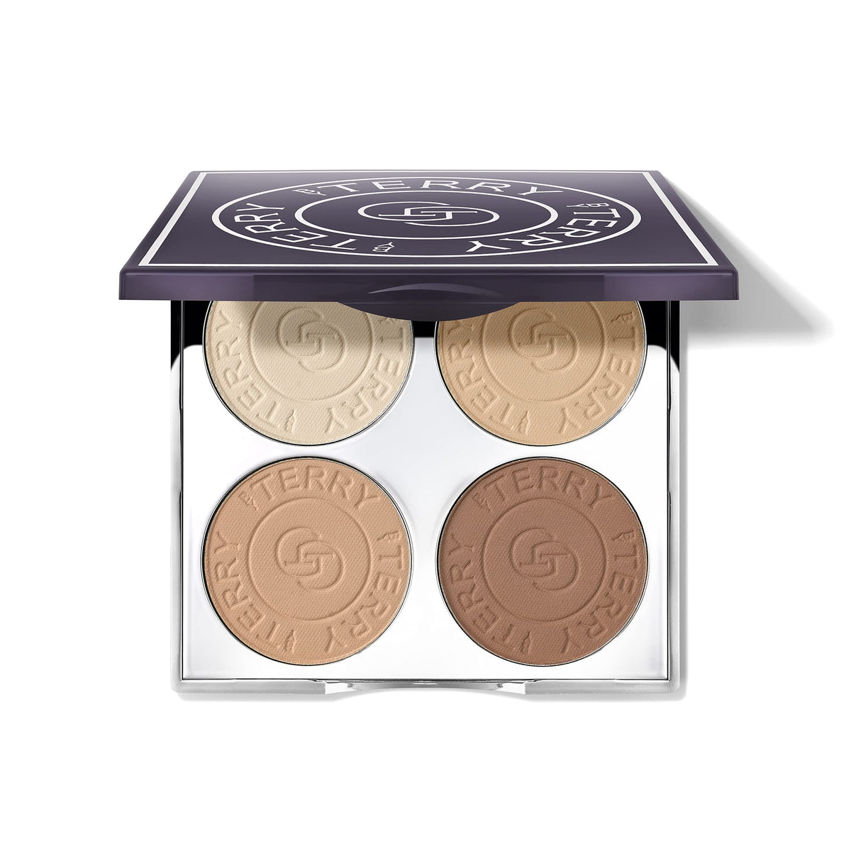 By Terry Hyaluronic Hydra-Powder Palette - 4 Shades Vegan Contour For Matte Complexion