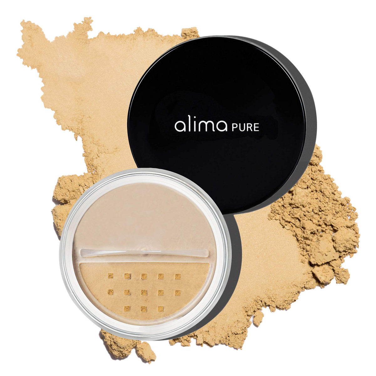 Alima Pure Matte Foundation Loose Powder, Warm 5, Oil-Free, Talc-Free, Full Coverage, 0.16 Oz