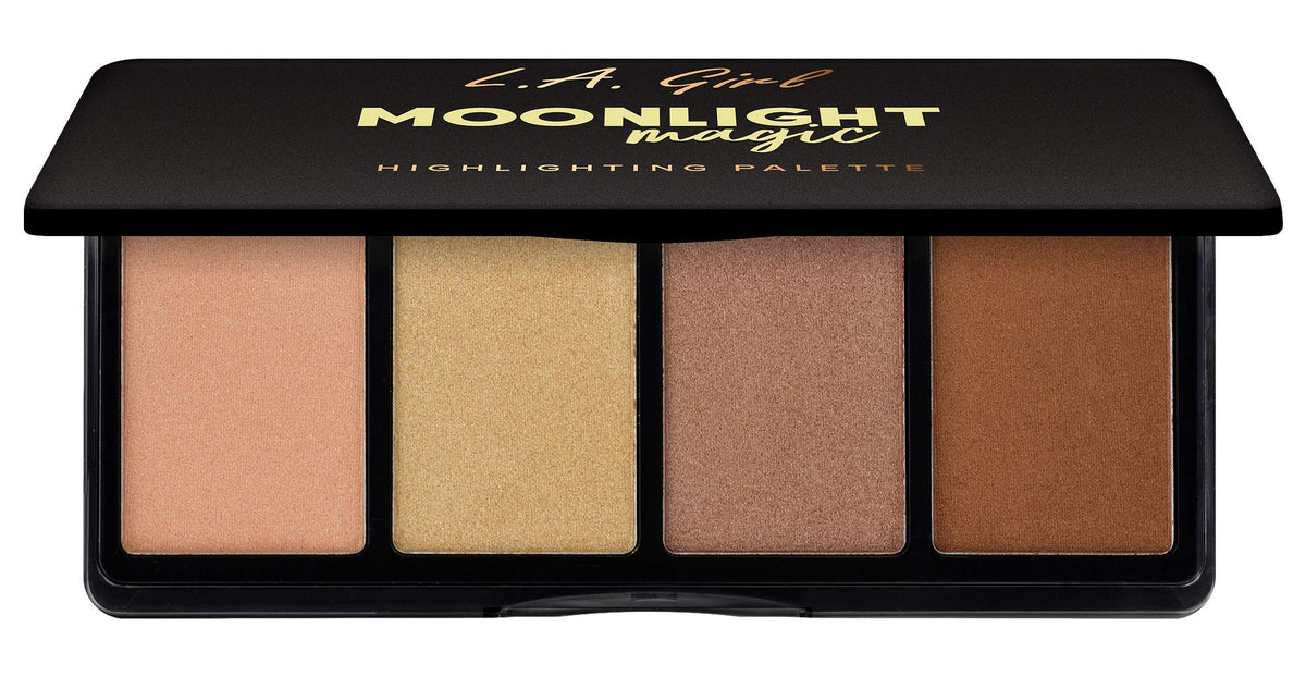 L.A. Girl Fanatic Highlighting Palette - Moonlight Magic, 1 Oz, Radiant Glow Highlighter