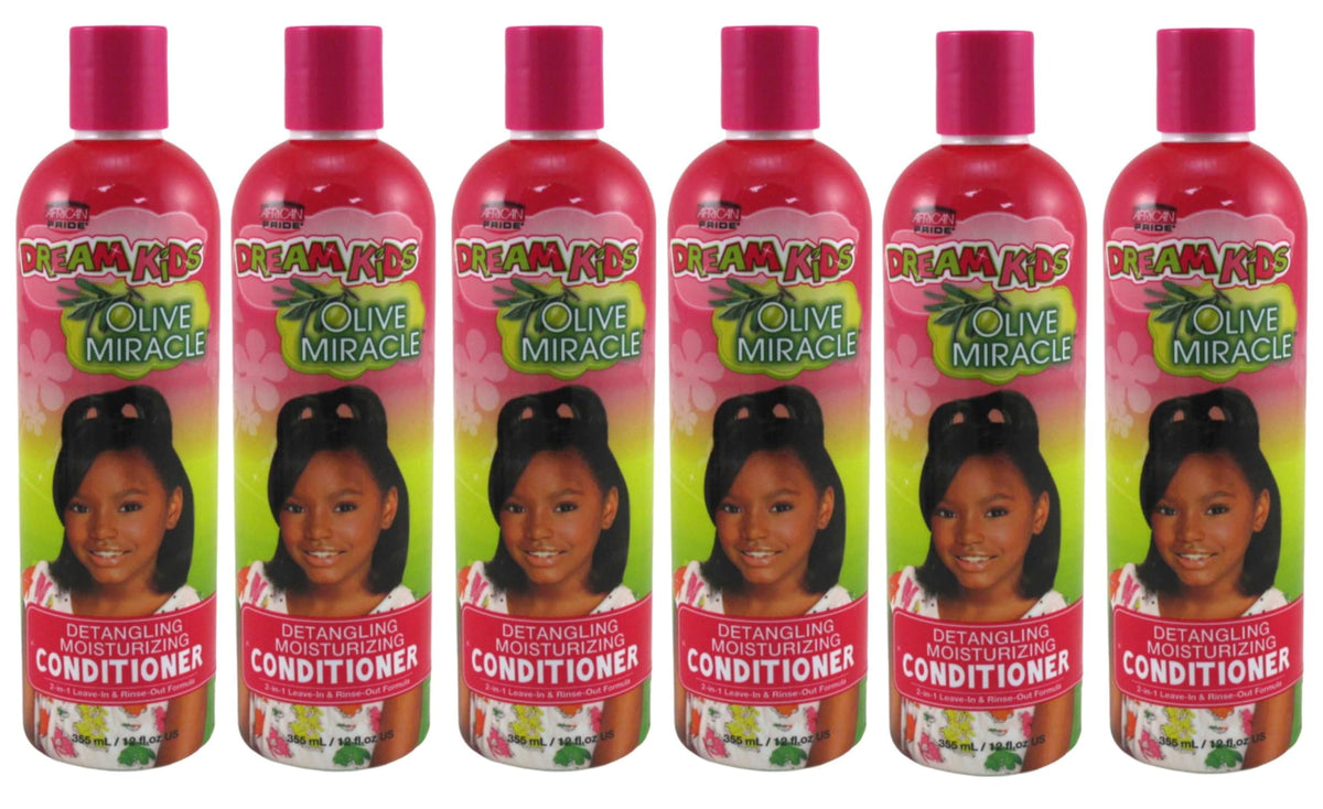 African Pride Dream Kids Conditioner Detangling 12 Ounce (Pack of 6)