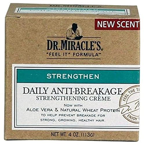 Dr. Miracle'S Anti-Breakage Strengthening Creme, 4 Oz - Nourishing Hair Care For Stronger Hair