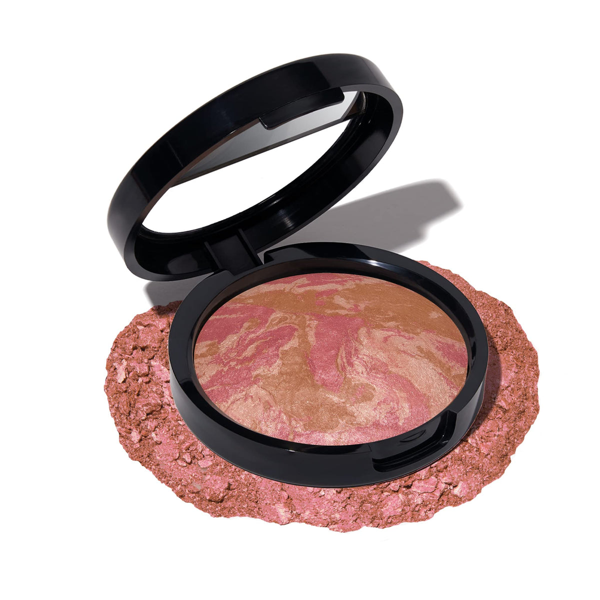 Laura Geller Baked Blush-N-Bronze 2-In-1 Bronzer Blush, Apricot Bronze, 