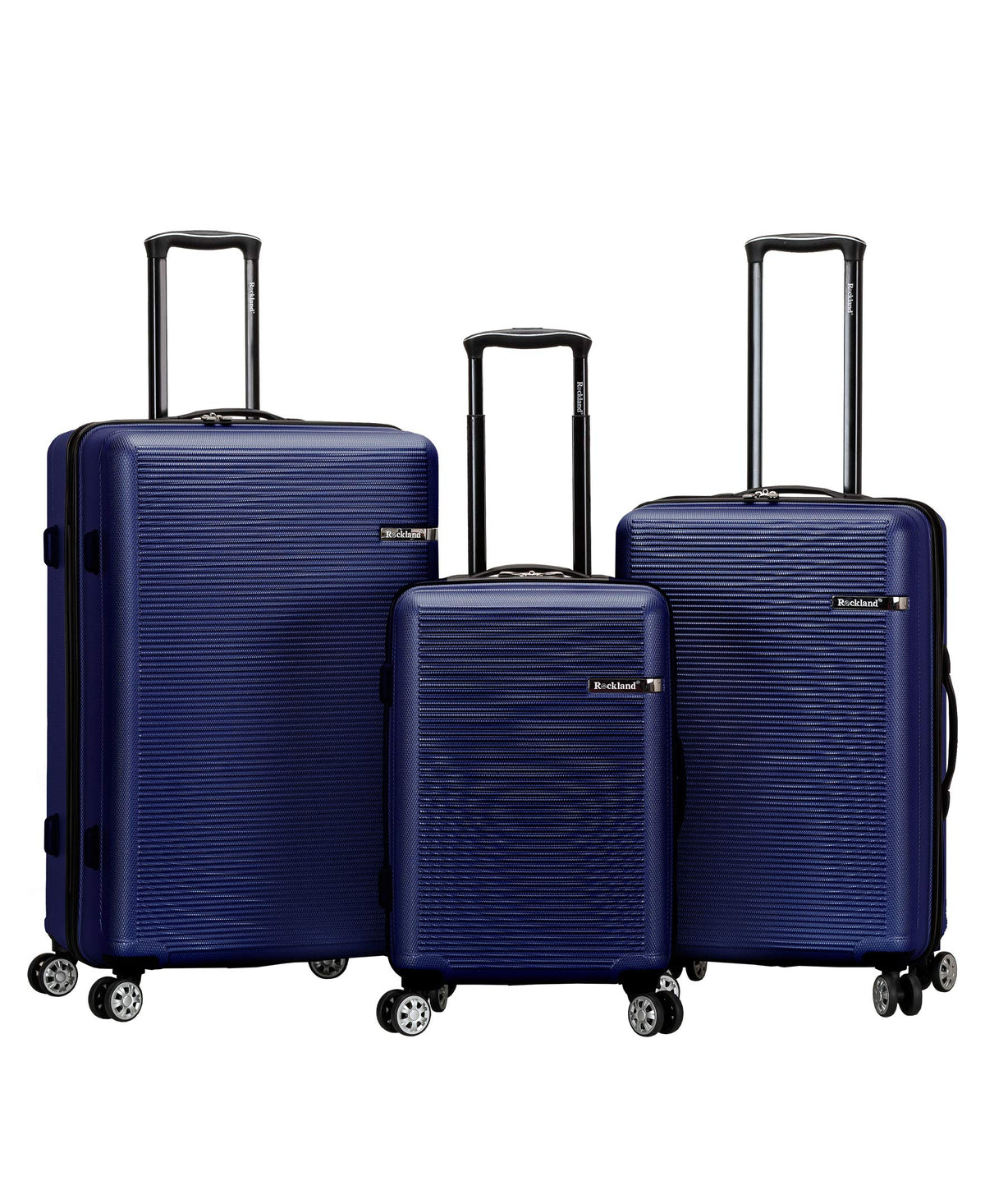 Rockland Skyline 3-Piece Hardside Spinner Luggage Set, Blue (20/24/28)