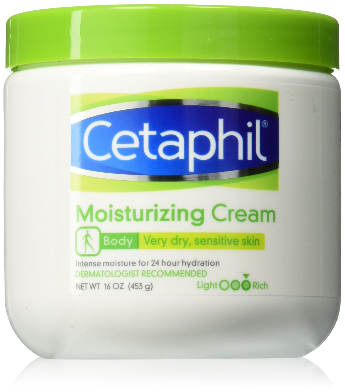 Cetaphil Moisturizing Cream, Fragrance-Free, 16 Oz For Very Dry/Sensitive Skin